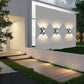 Applique Murale LED Étanche Moderne en Forme de X