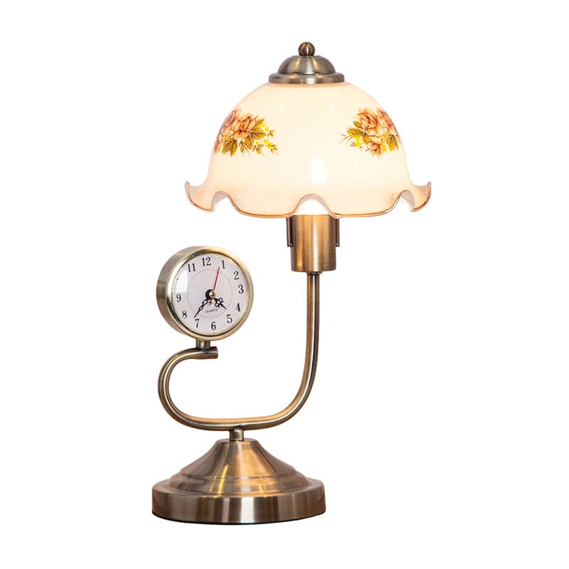 Lueur Florale - Lampe de Table en Forme de Fleurs de Style Campagnard