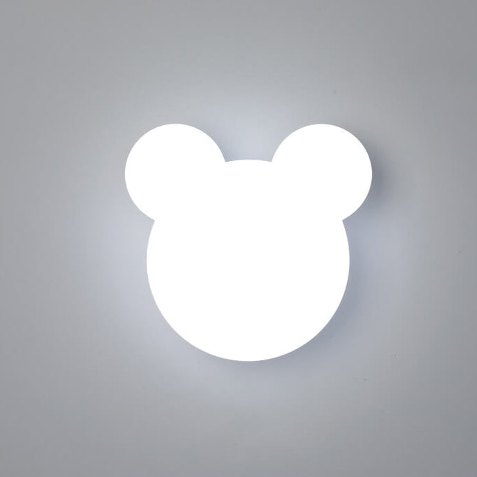 Éclat Ascendant - Applique Murale LED en Forme d’Ours Cartoon