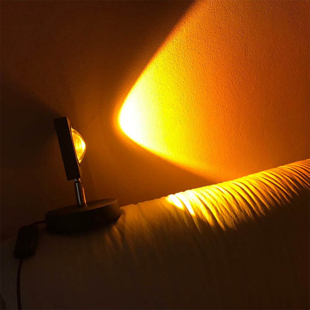 Lueur Brillante - Lampe De Table Rétro Couché De Soleil