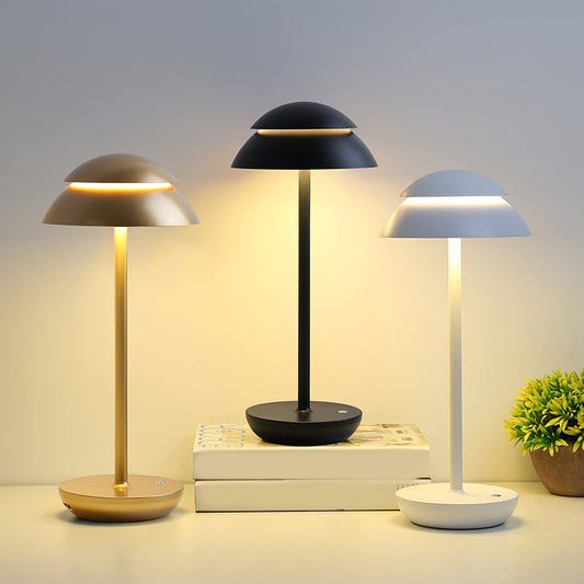 ArticGlow - Lampe de table rechargeable sans fil avec éclairage LED intégré et batterie intégrée