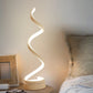 Ampoule Lumineuse - Lampe de Table Moderne avec Design en Spirale LED