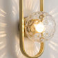 Cercle de Lumière - Applique Moderne avec Boule en Verre et Design circulaire