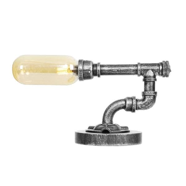 Lueur Ambré - Lampe De Table En Verre Clair De Style Abat-Jour