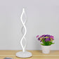 Lueur Élégance - Lampe De Table LED En Forme De Spirale Blanche