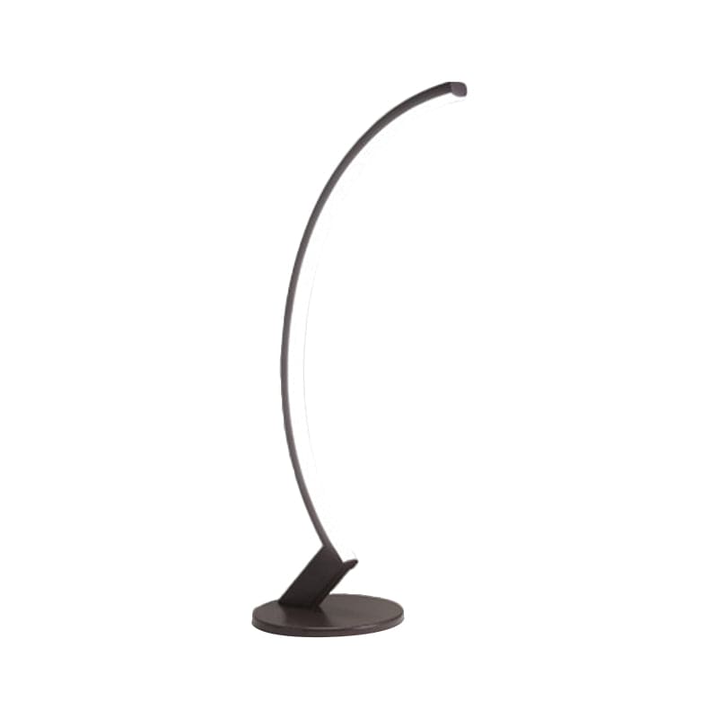 Lumineux - Lampe de table moderne en métal stylé avec arc