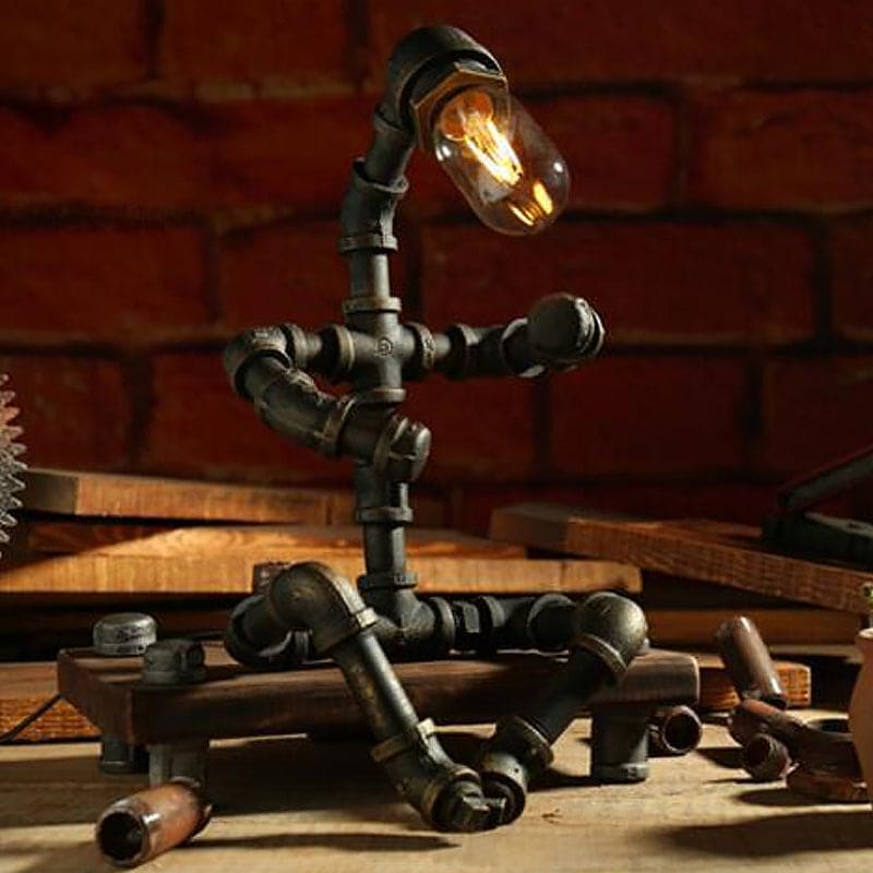 Bots Lumineux - Lampe de Table Robot Cyberpunk