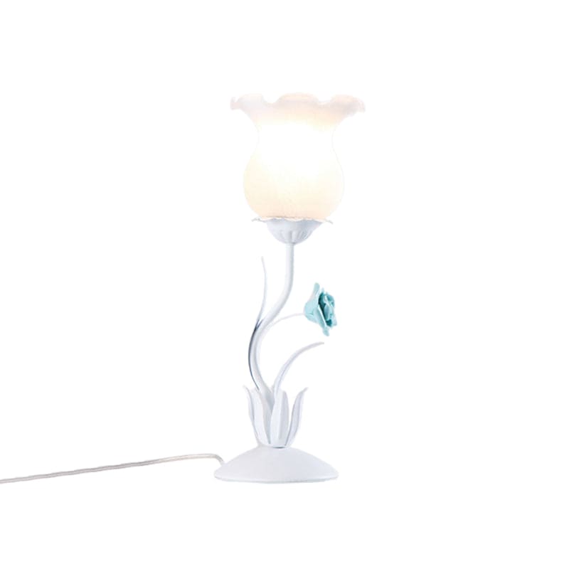 Lumière Florale - Lampe de Table avec Design de Fleur pour Table de Chevet