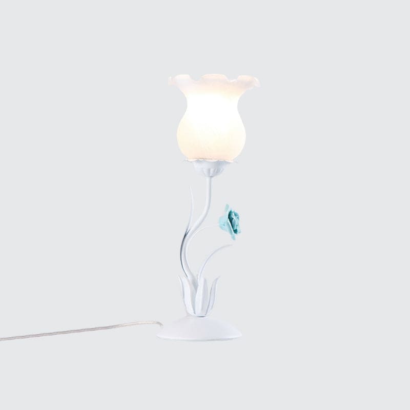 Lumière Florale - Lampe de Table avec Design de Fleur pour Table de Chevet