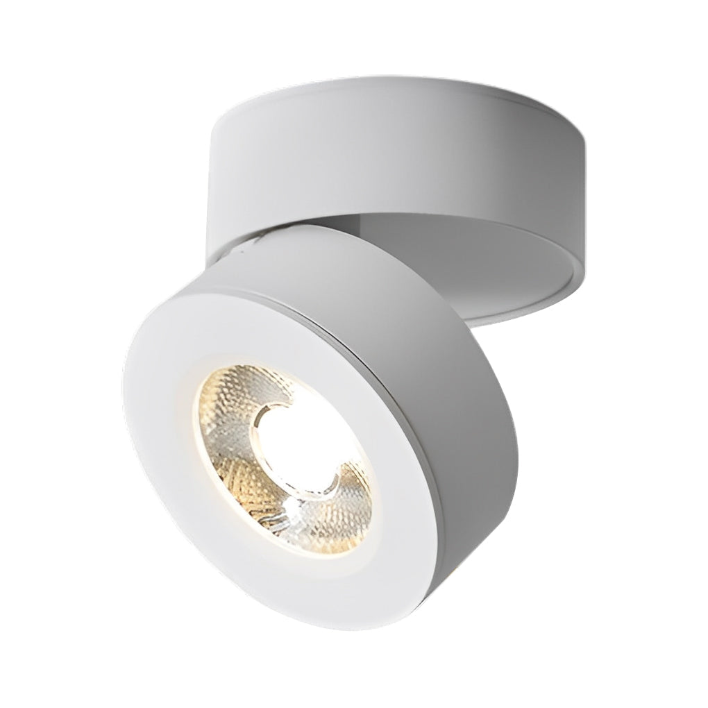 Vision Lumineuse - Lampe de Plafond LED Nordic Spot Ronde Réglable et Pliable