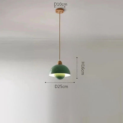 Brise Crémeuse - Lampe Suspendue en Bois