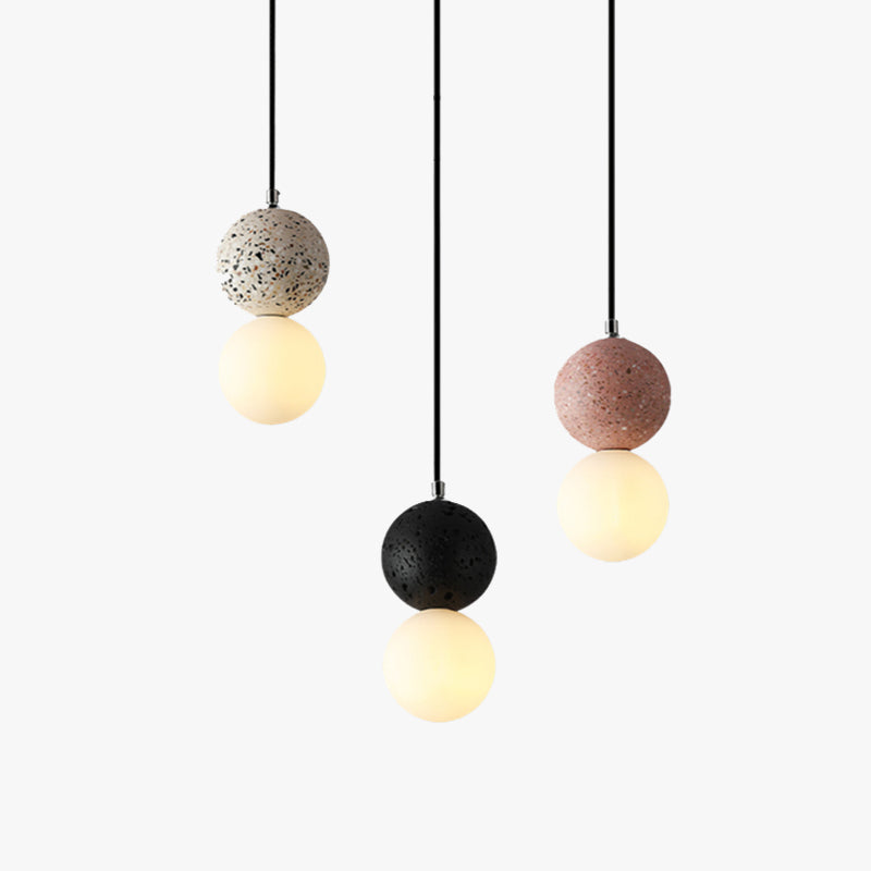 Valentina - Lampes Suspendues LED Boules Modernes en Verre