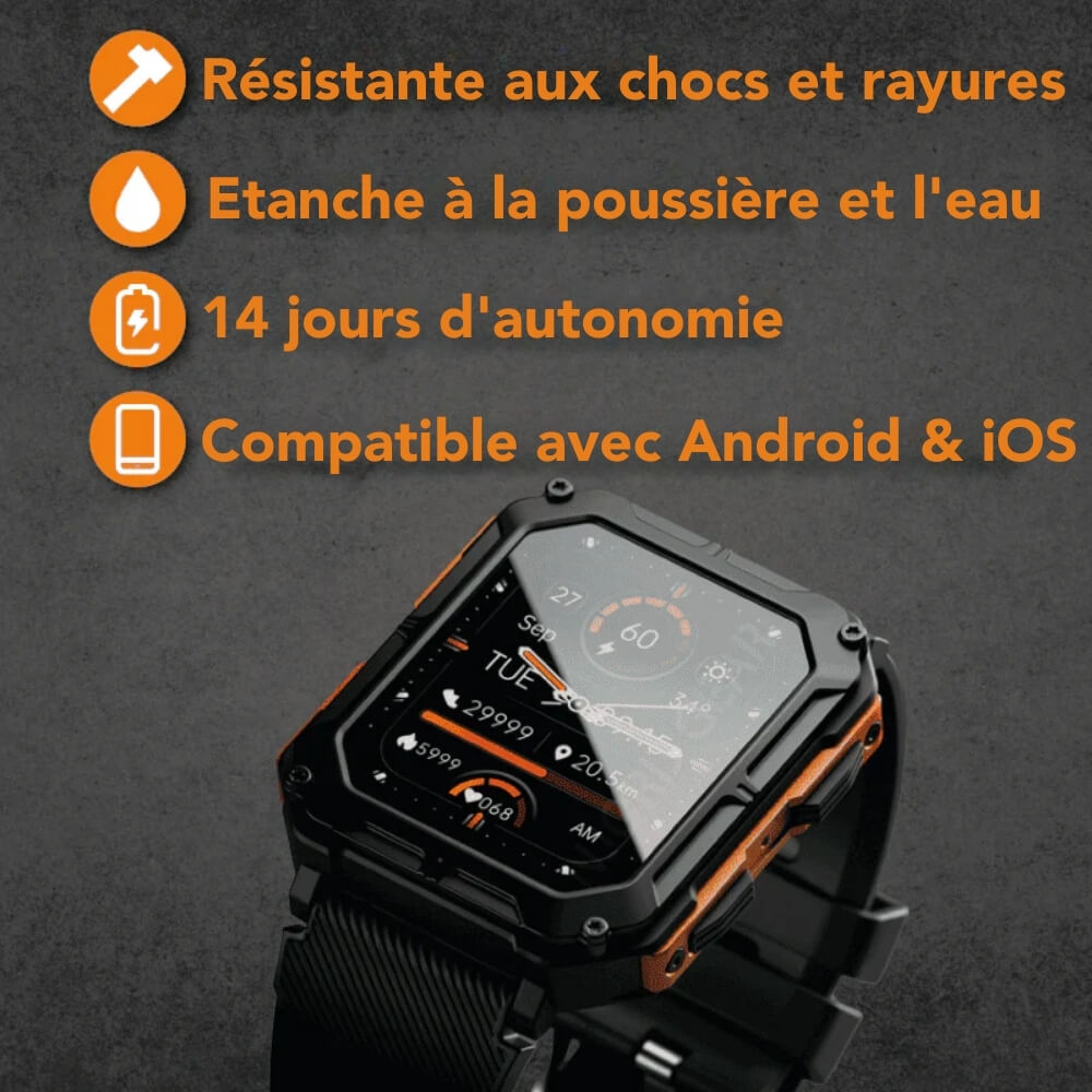 FortisPro • La Montre Connectée La Plus Résistante