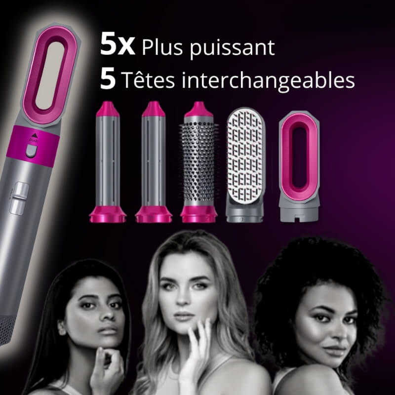 Brosse Sèche-Cheveux 5 en 1