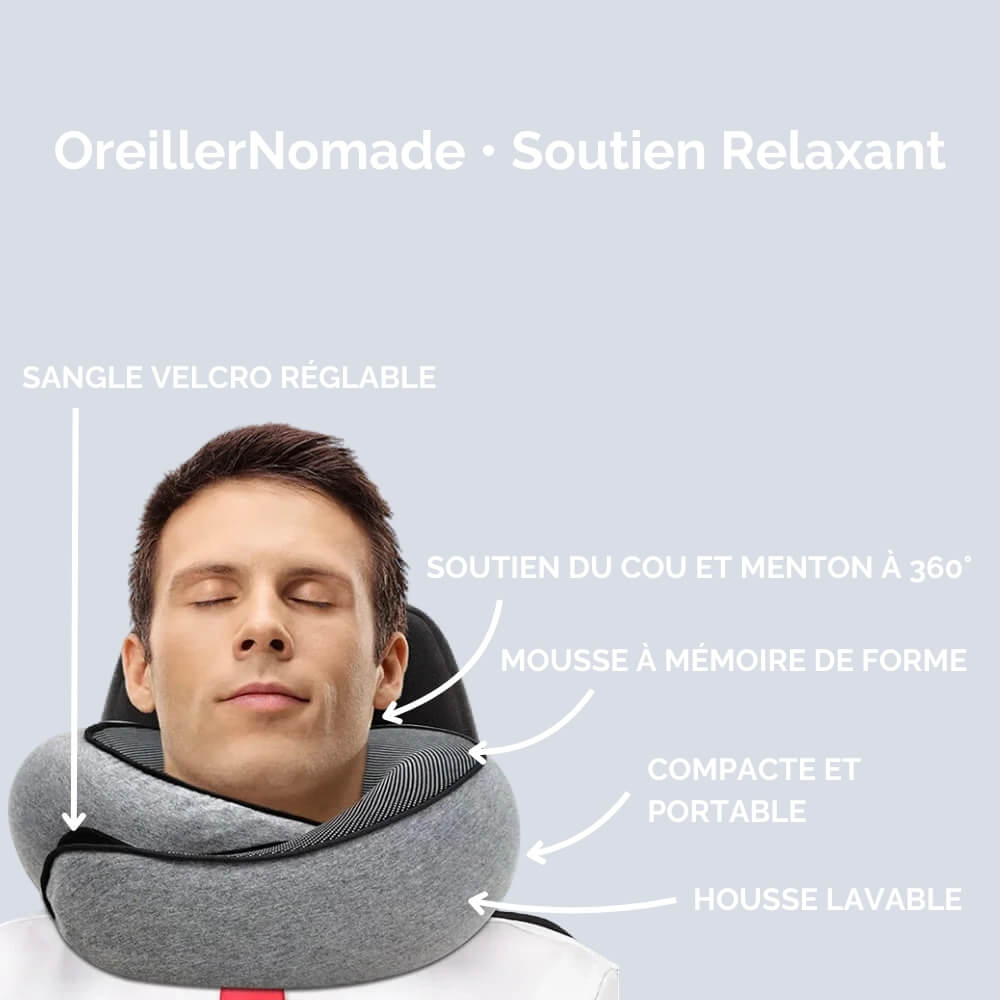 OreillerNomade • Soutien Relaxant