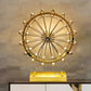 Lumière Ferris - Lampe De Table En Fer Doré En Forme De Grande Roue