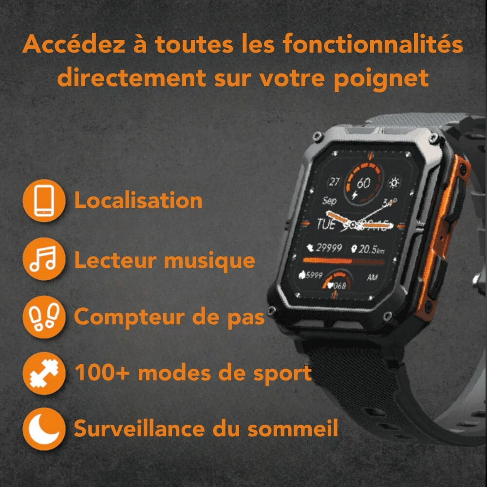 FortisPro • La Montre Connectée La Plus Résistante