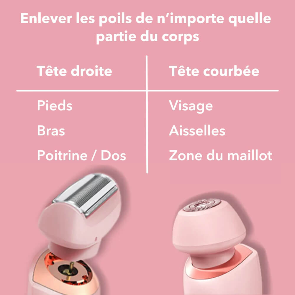 SilkySmooth • Nano-rasoir pour une peau douce et soyeuse