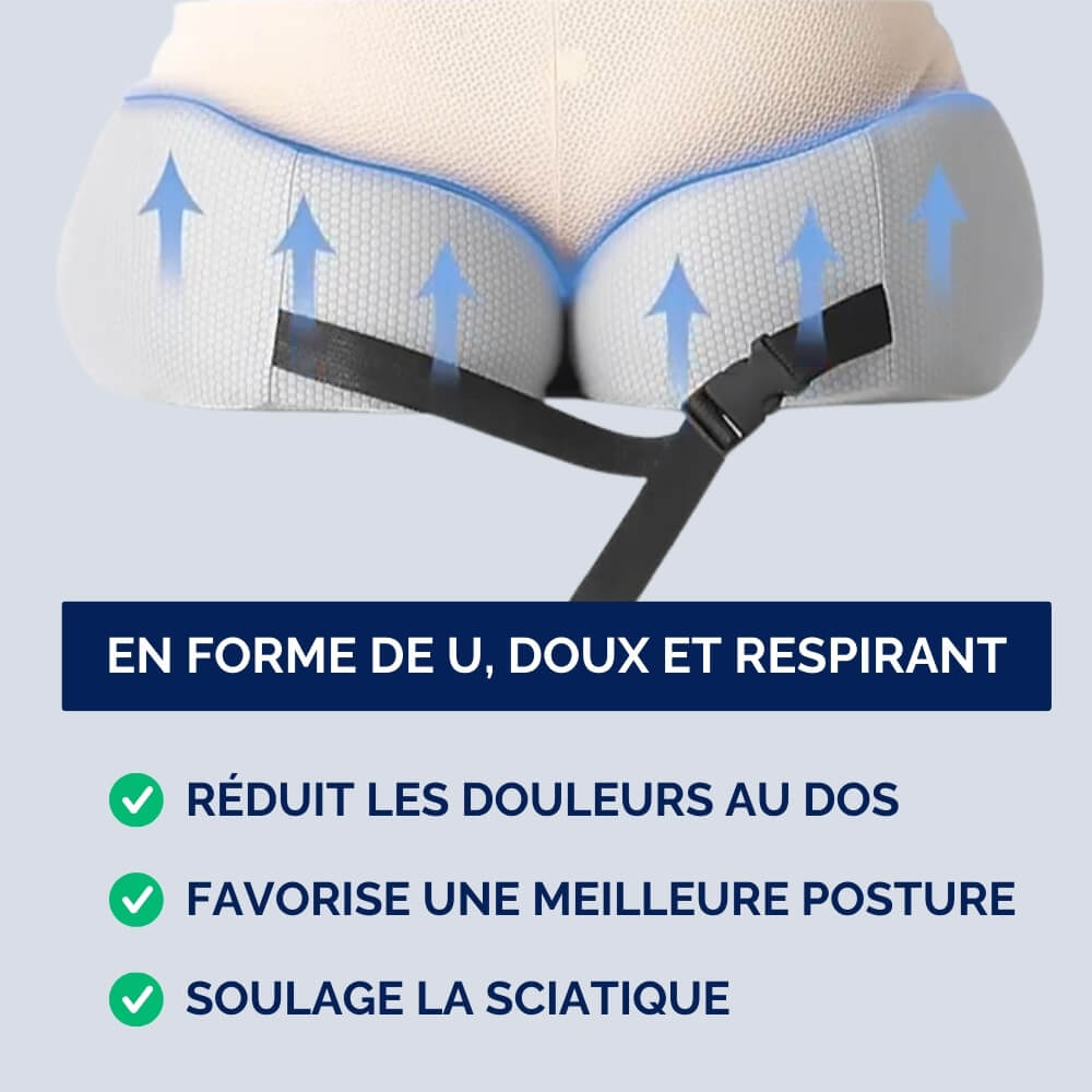 OrthoConfort • Coussin Fessier Ergonomique