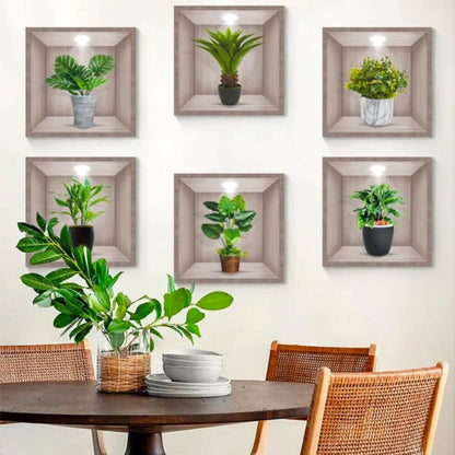 Botanique3D | Autocollant Mural Plantes 3D