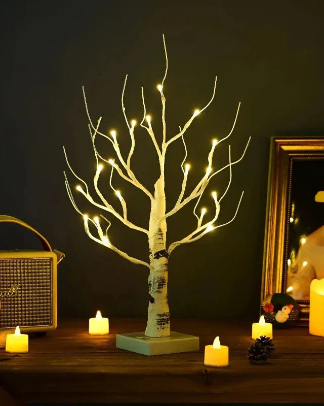 Éclat Saisonnier - Arbre de Table LED