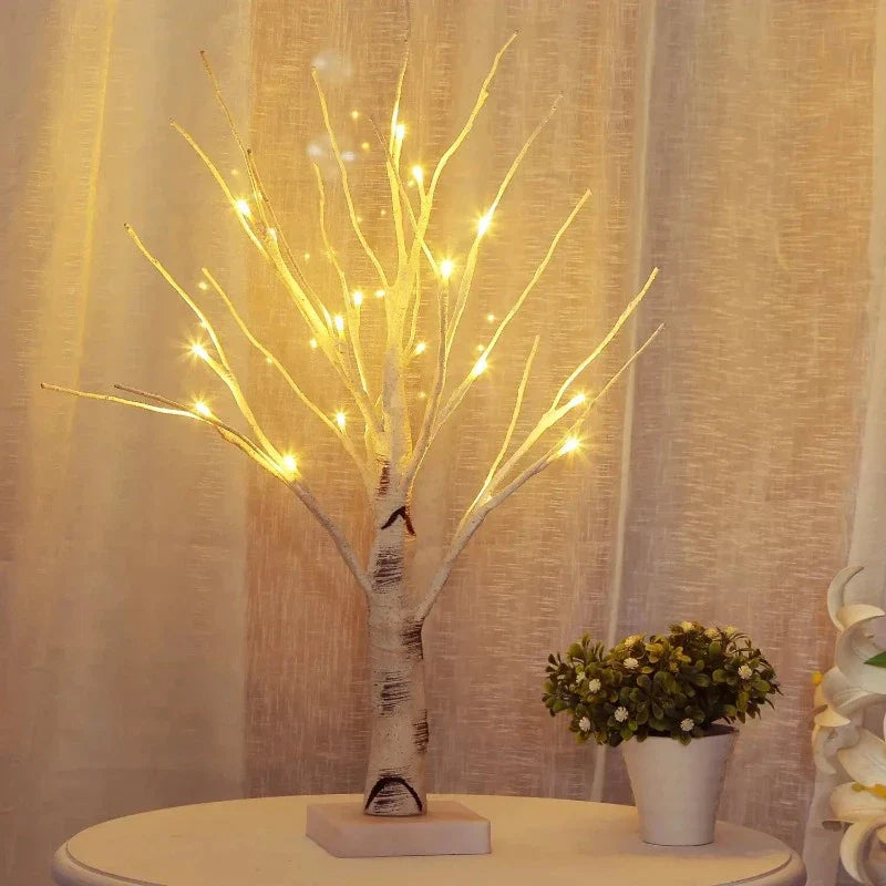 Éclat Saisonnier - Arbre de Table LED