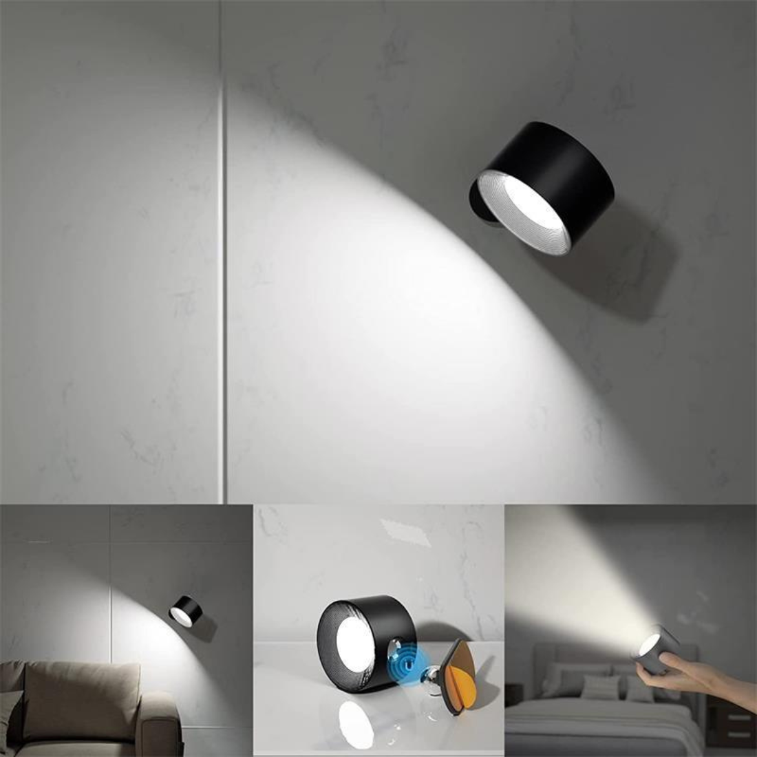 Lampe Flexible - Applique Murale Sans Fil Rechargeable