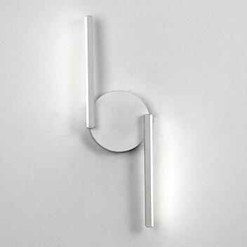 LumiLine - Applique Murale LED Moderne en Aluminium avec Courbes Minimalistes.