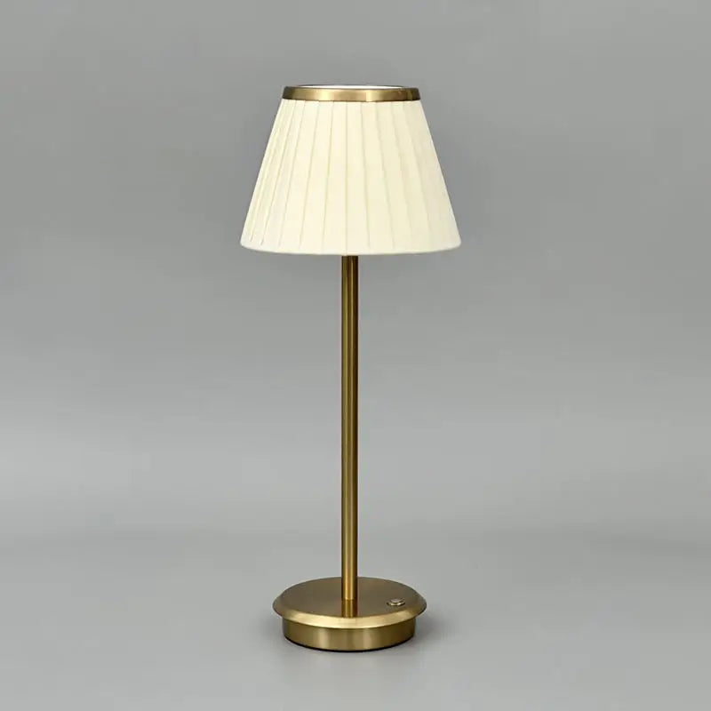 Rayon de Brillance - Lampe de Table en Cuivre Sans Fil