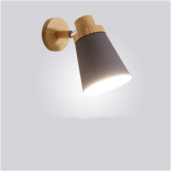 Applique Murale  LED Moderne en Bois