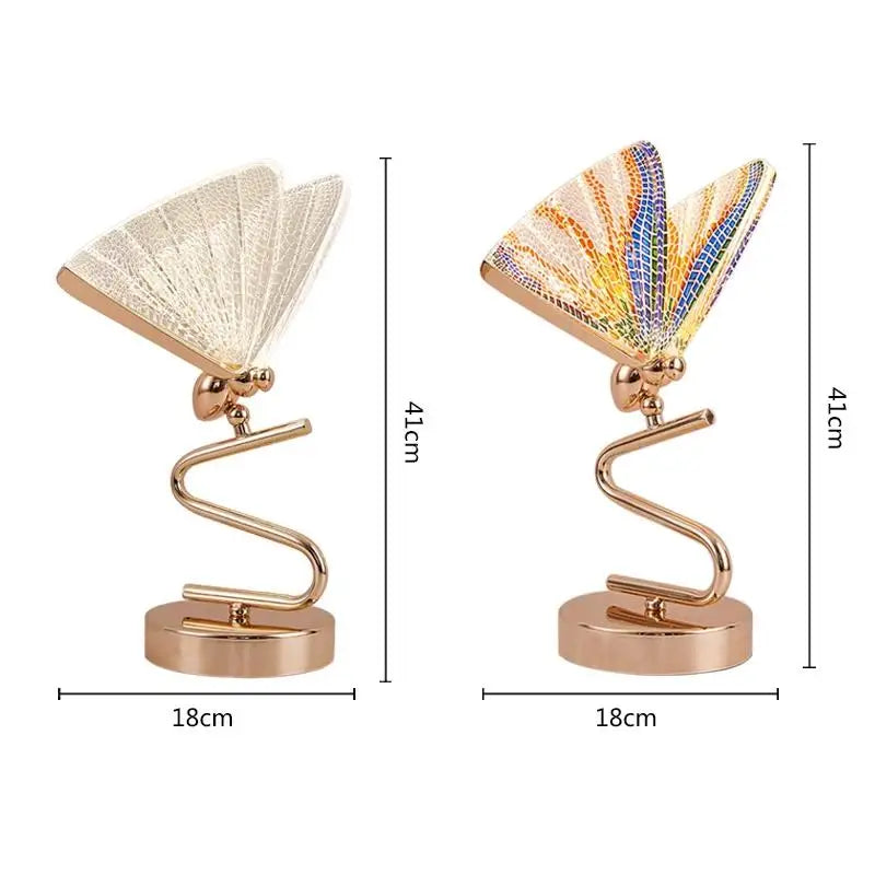 Lumineux Ailes - Lampe à papillon de luxe