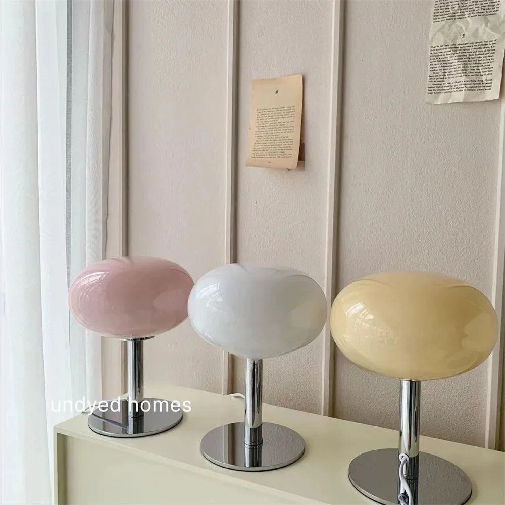 Sucette Crème - Lampe en Verre Lollypop