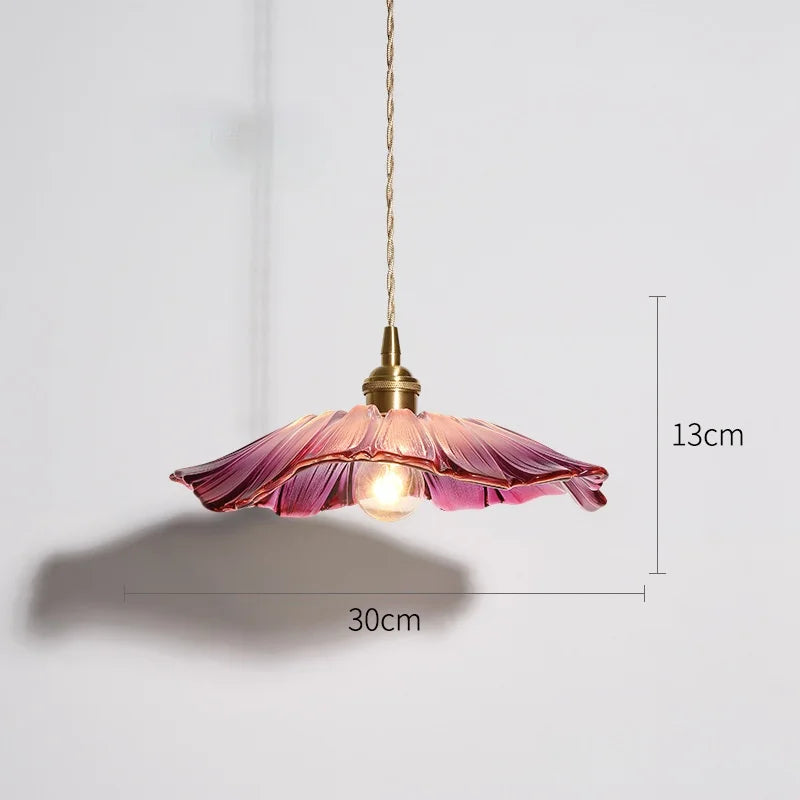 Fleur Lumineuse - Lampes Suspendues Modernes en Forme de Fleur