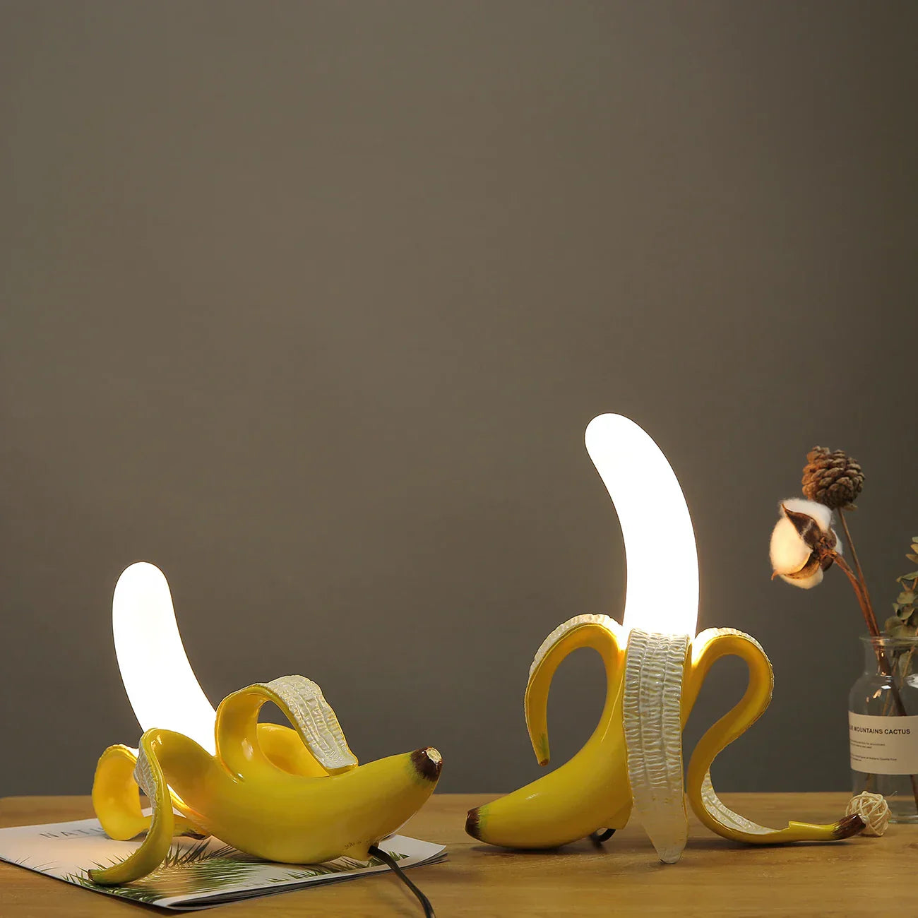 Lueur de Banane - Lampes Stylées en Forme de Banane