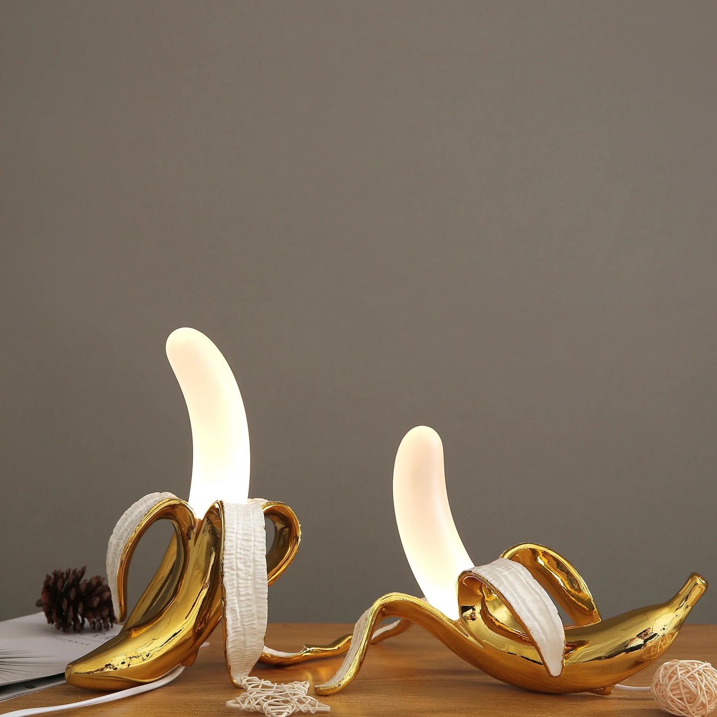 Lueur de Banane - Lampes Stylées en Forme de Banane