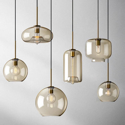 Luxe de Loft - Lampe Suspendue Scandinave en Verre