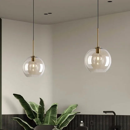 Luxe de Loft - Lampe Suspendue Scandinave en Verre