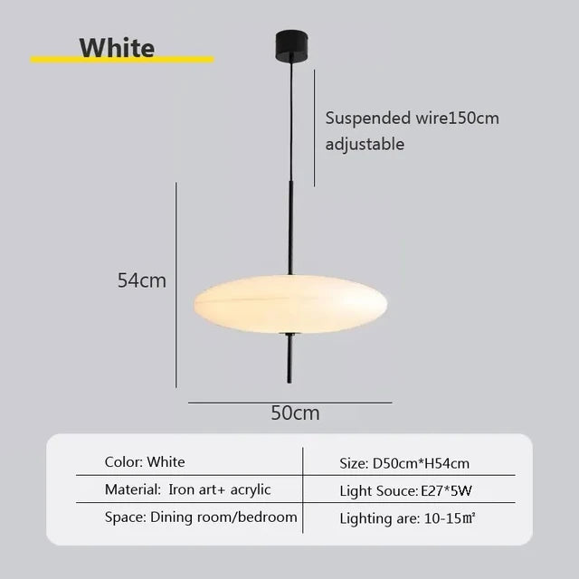 Optique Orbitale - Lampes Modernes en Forme de Soucoupe Volante