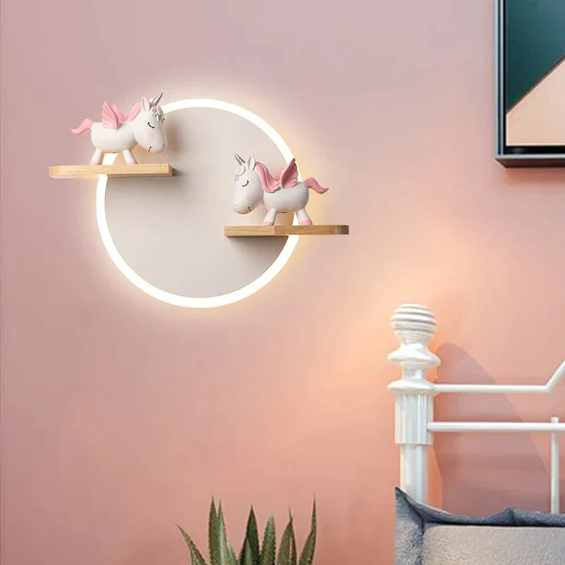 DreamHorn - Lampe Murale Enfant Licorne