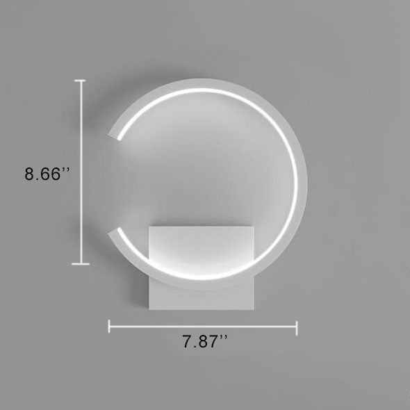 Luminex - Applique Murale LED Moderne avec Design Minimaliste en Forme de Cercle