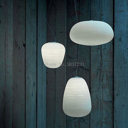 Lampe Suspendue en Verre Blanc Lait