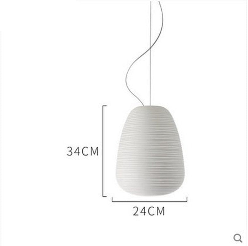 Lampe Suspendue en Verre Blanc Lait