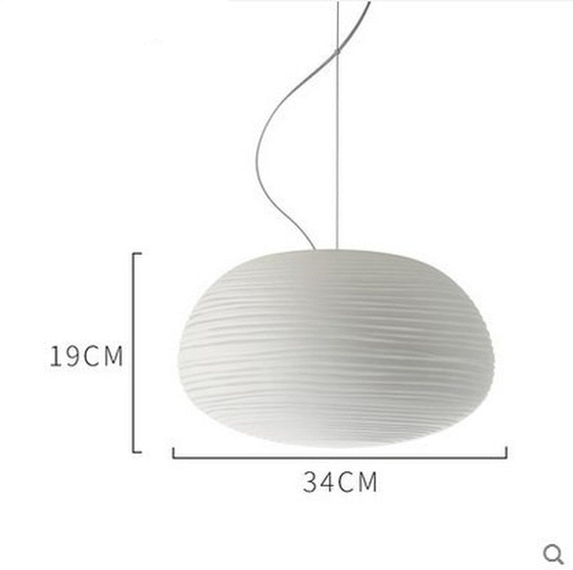 Lampe Suspendue en Verre Blanc Lait