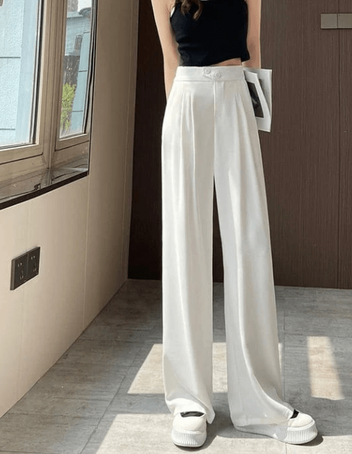 Vera | Pantalon taille haute asymétrique