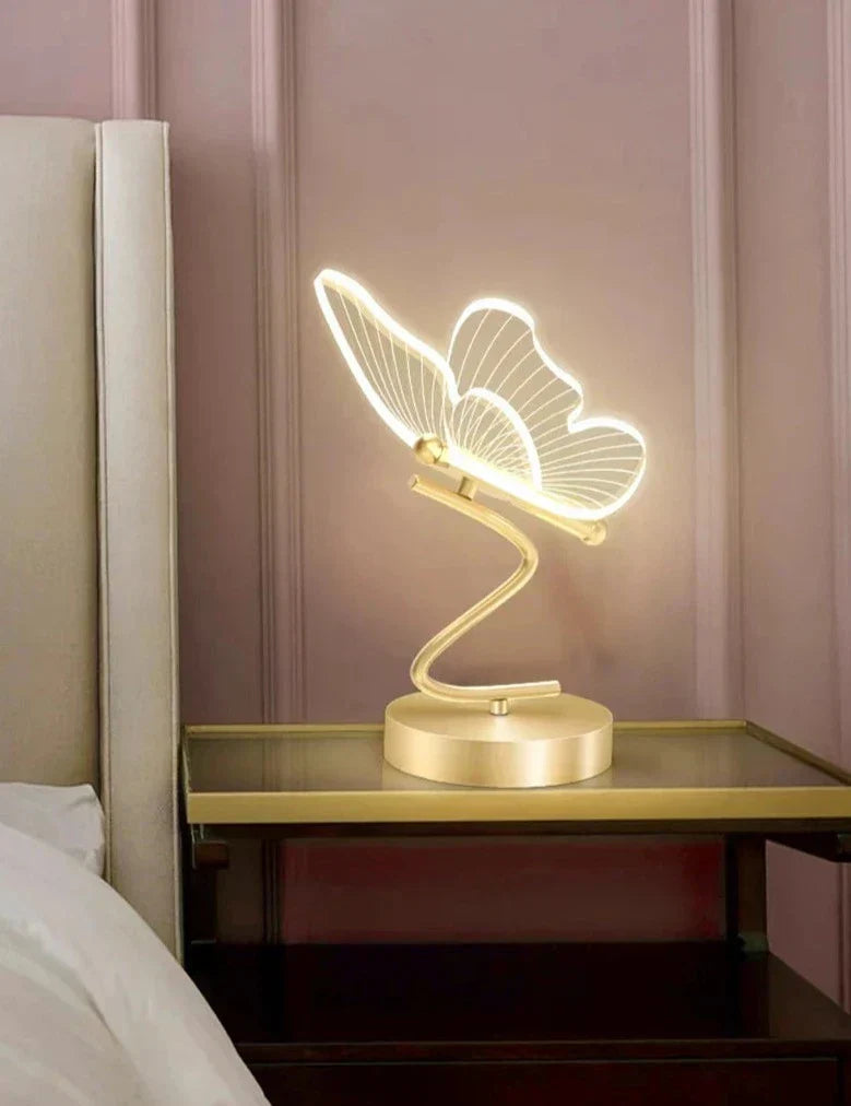 Lueur Papillon - Lampe De Table Moderne Et Luxe En Forme De Papillon