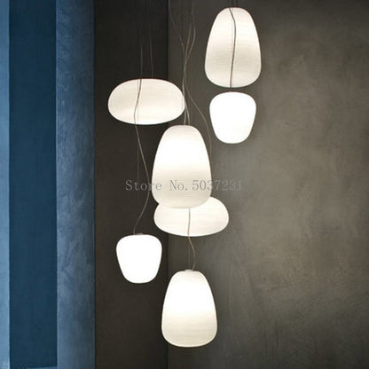 Lampe Suspendue en Verre Blanc Lait