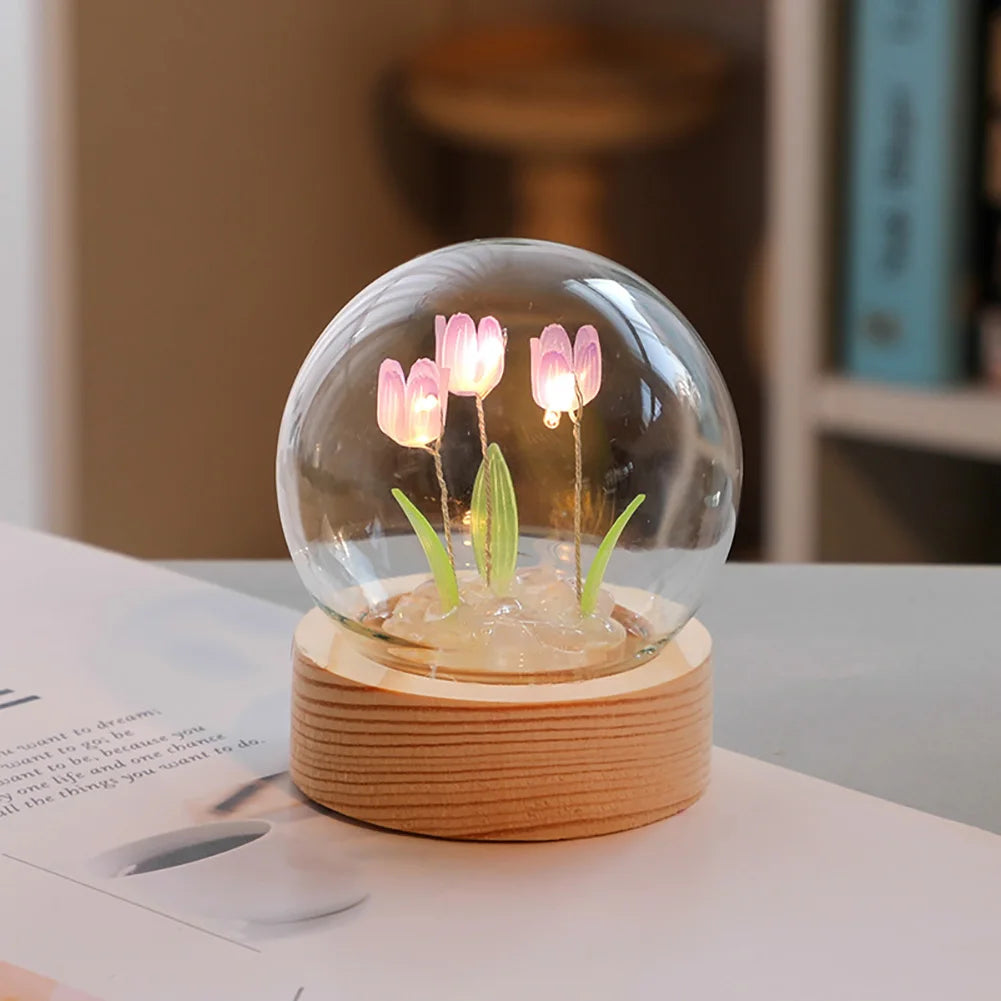 Lueur Tulipe - Lampe de Bureau en Forme de Tulipe