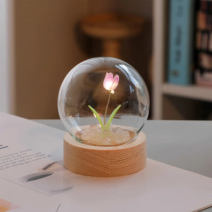 Lueur Tulipe - Lampe de Bureau en Forme de Tulipe