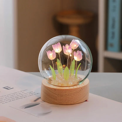 Lueur Tulipe - Lampe de Bureau en Forme de Tulipe