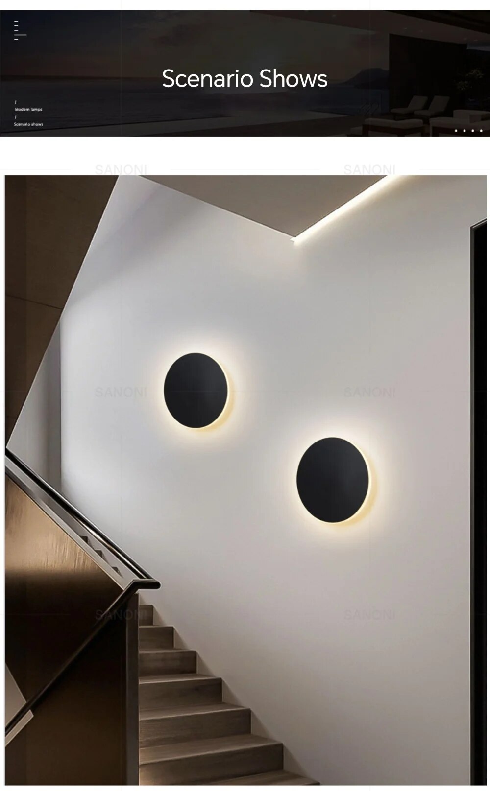 Sleeksphere - Lampe Murale LED Ronde